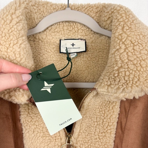 NWT Tuckernuck Stella Shearling Sherpa Lined Jacket Sz XXL - Picture 9 of 15